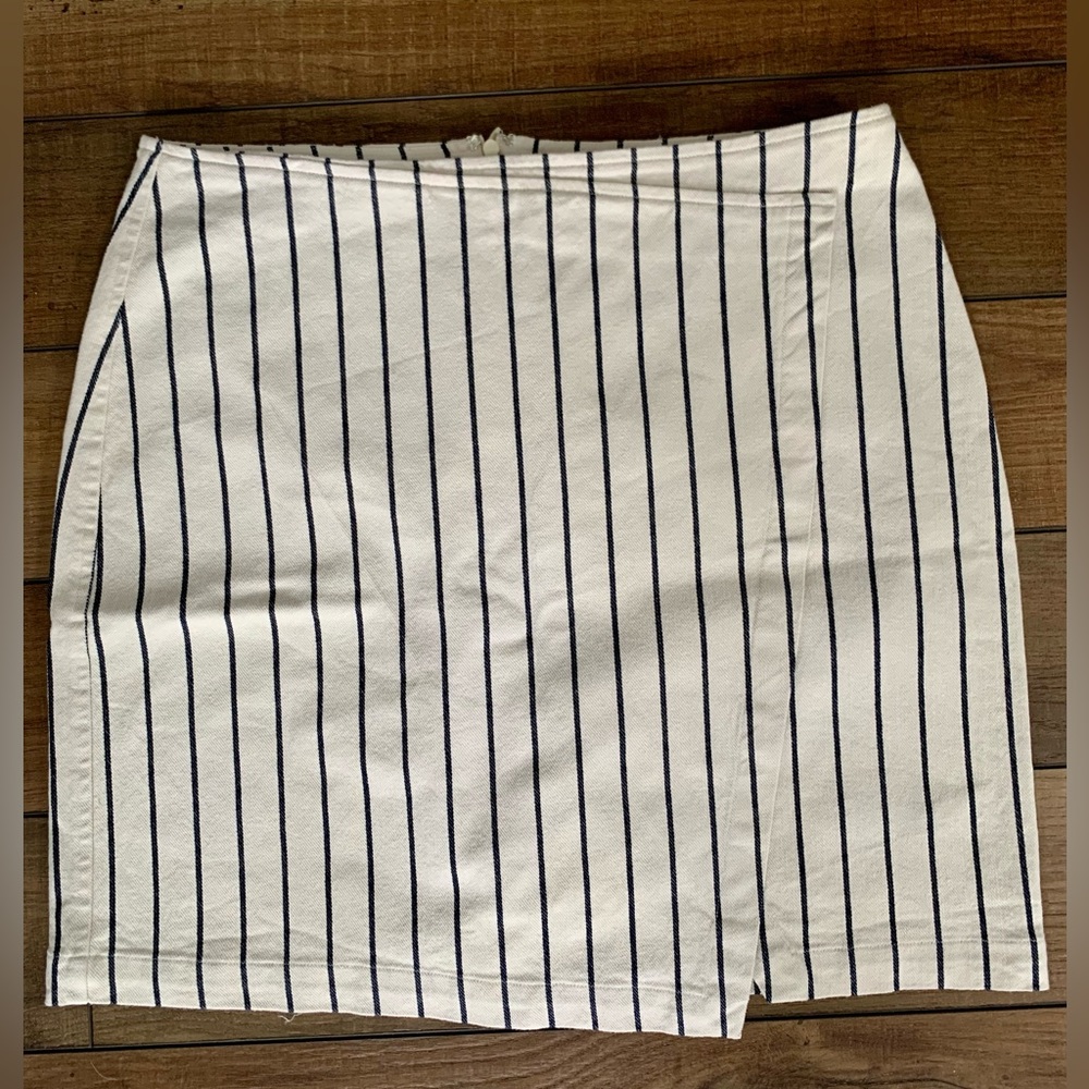 Madewell Striped Mini Skirt